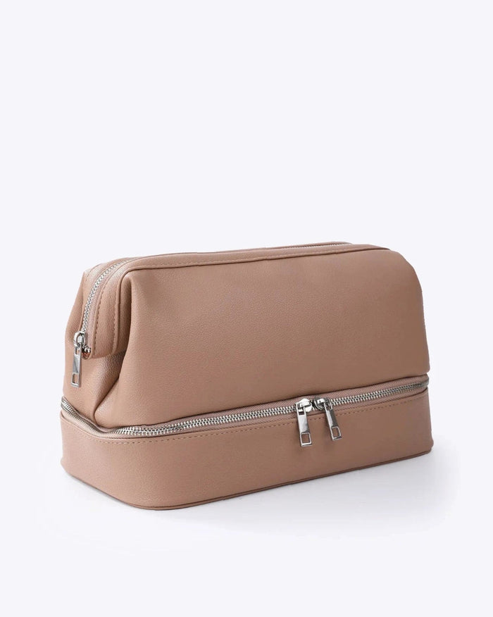 Vegan Leather Toiletry Bag