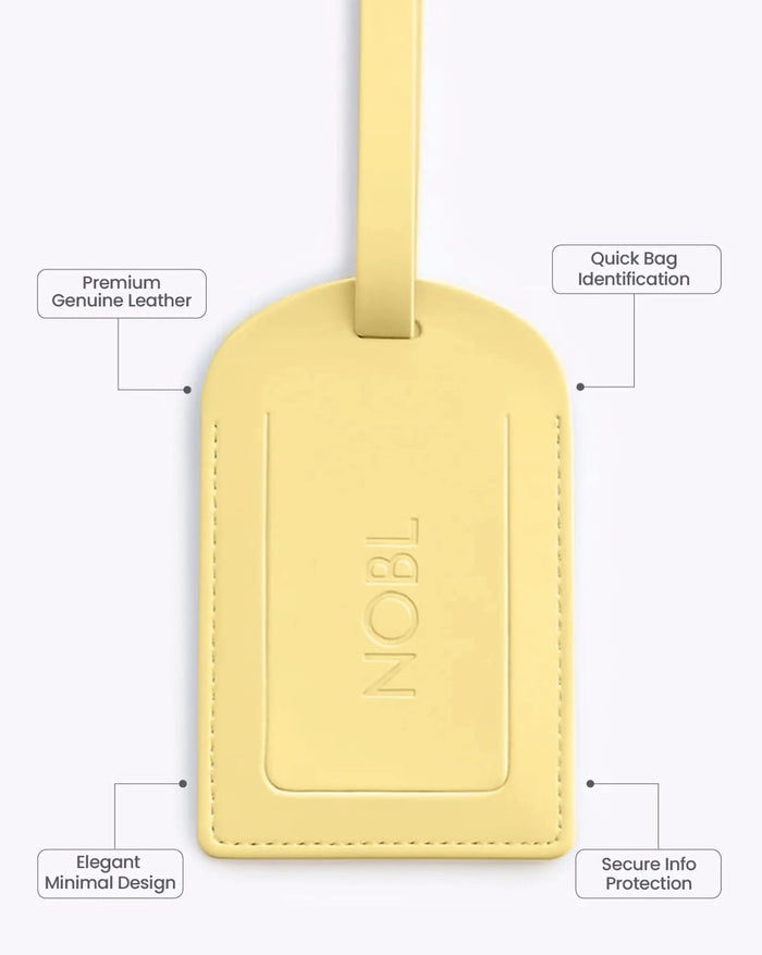 Leather Luggage Tag